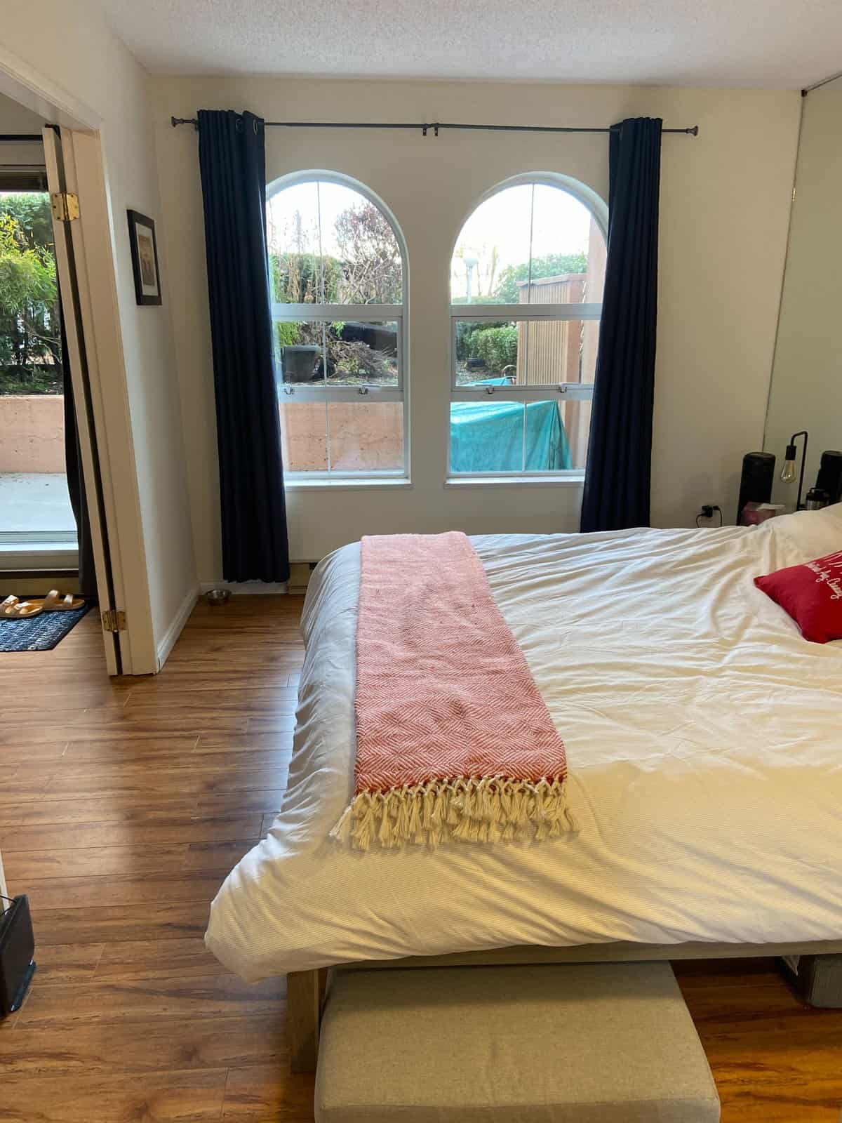Welcome Home! Our New Vancouver Apartment Tour 17 arched windows in our bedroom