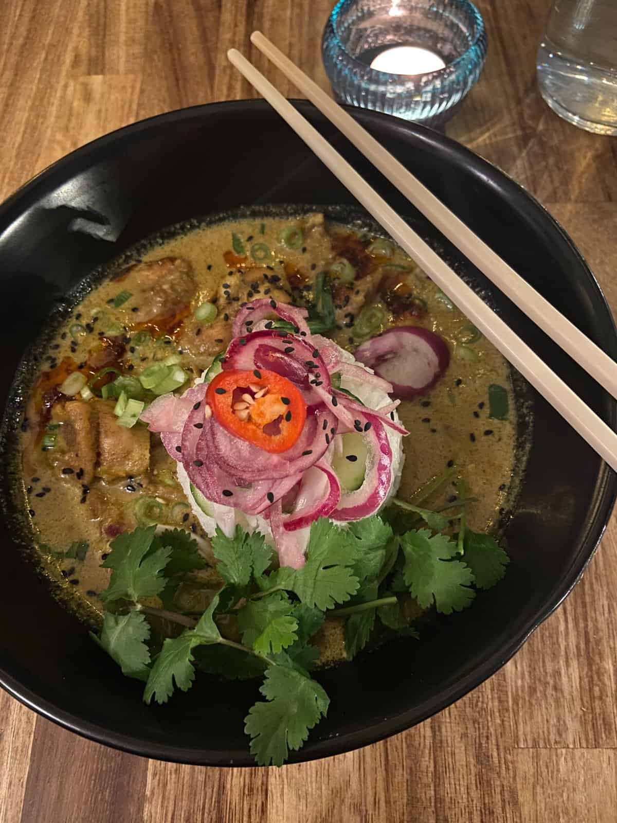chicken curry from Noya's Kitchen in Bath