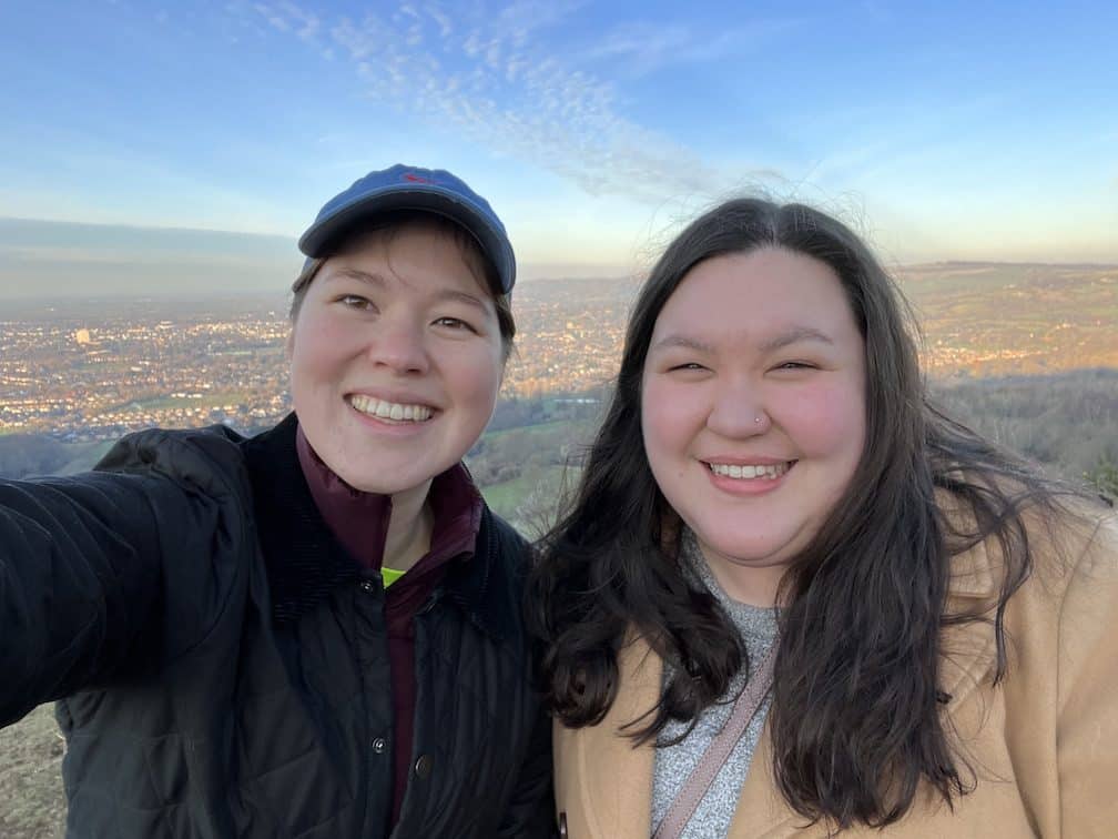Why I Keep Returning to London 17 hanging out with Mireille in Cheltenham, UK after returning to London