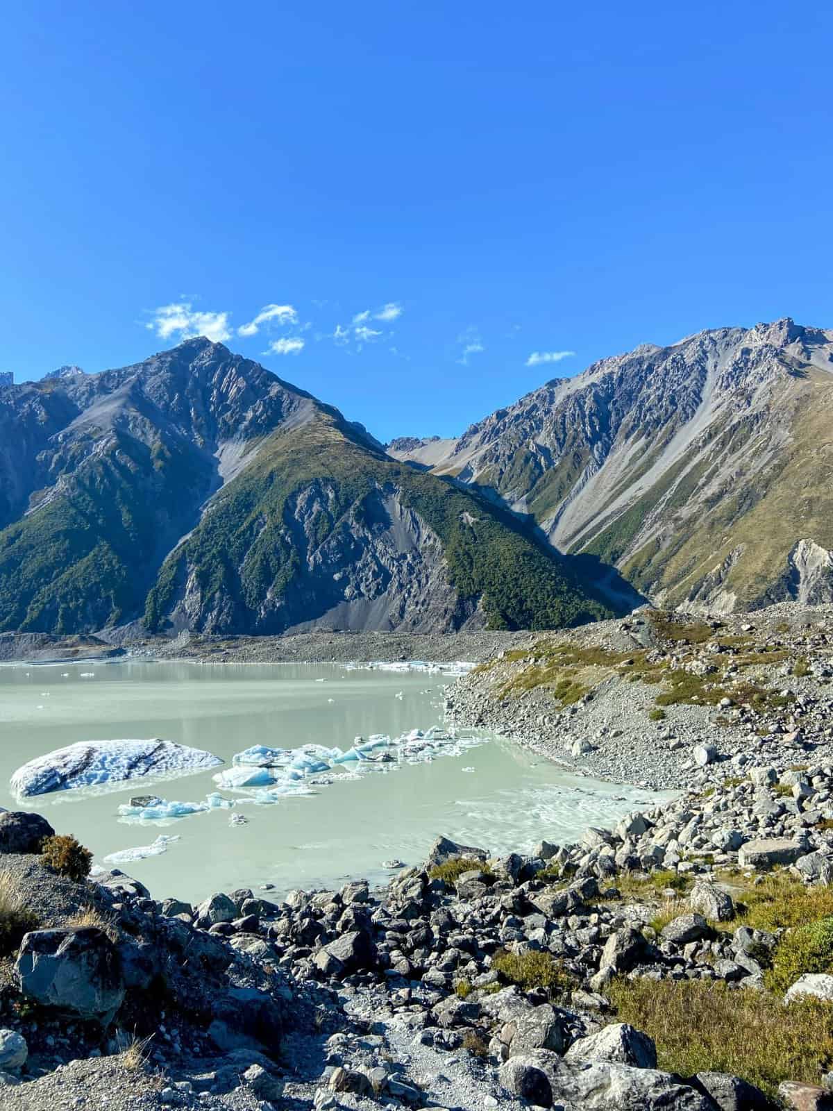 19 Things to Know Before You Plan a Trip to New Zealand 26 Tasman Lake Glacier in Aoraki Mt Cook, New Zealand