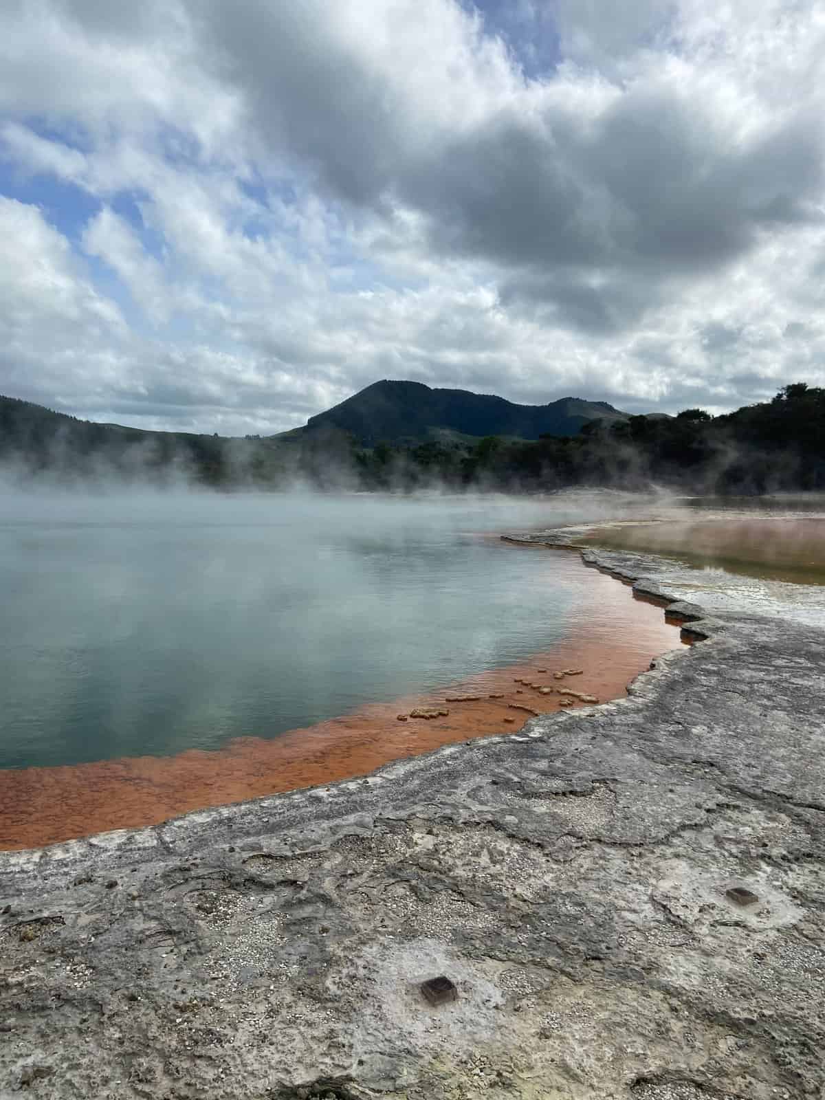 Rotorua geothermal park Wai-O-Tapu Thermal Wonderland, New Zealand feature