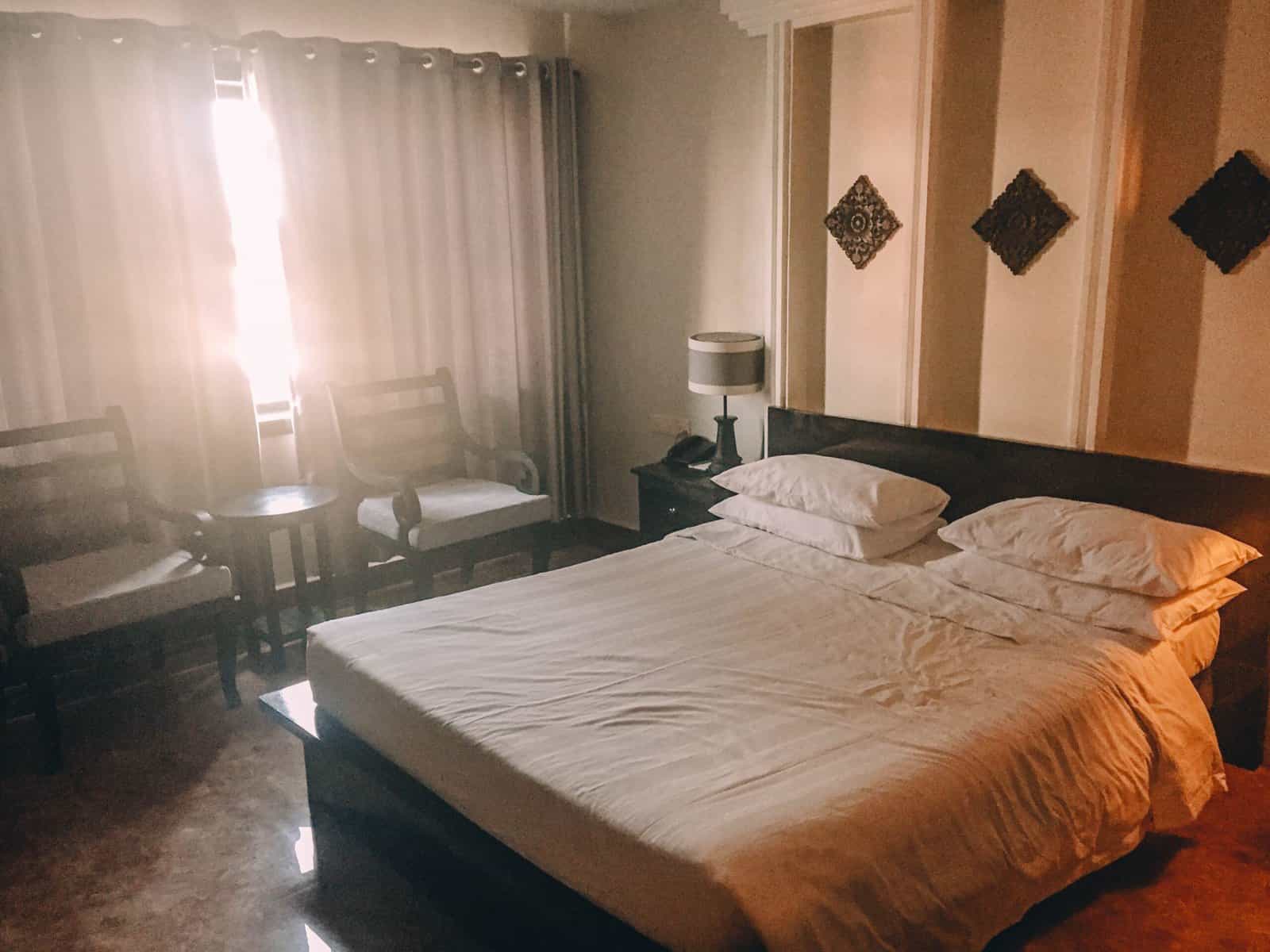 room at Bayon Boutique in Siem Reap, Cambodia
