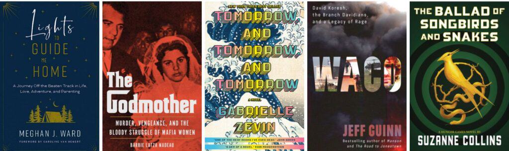 book club, books read in spring 2023