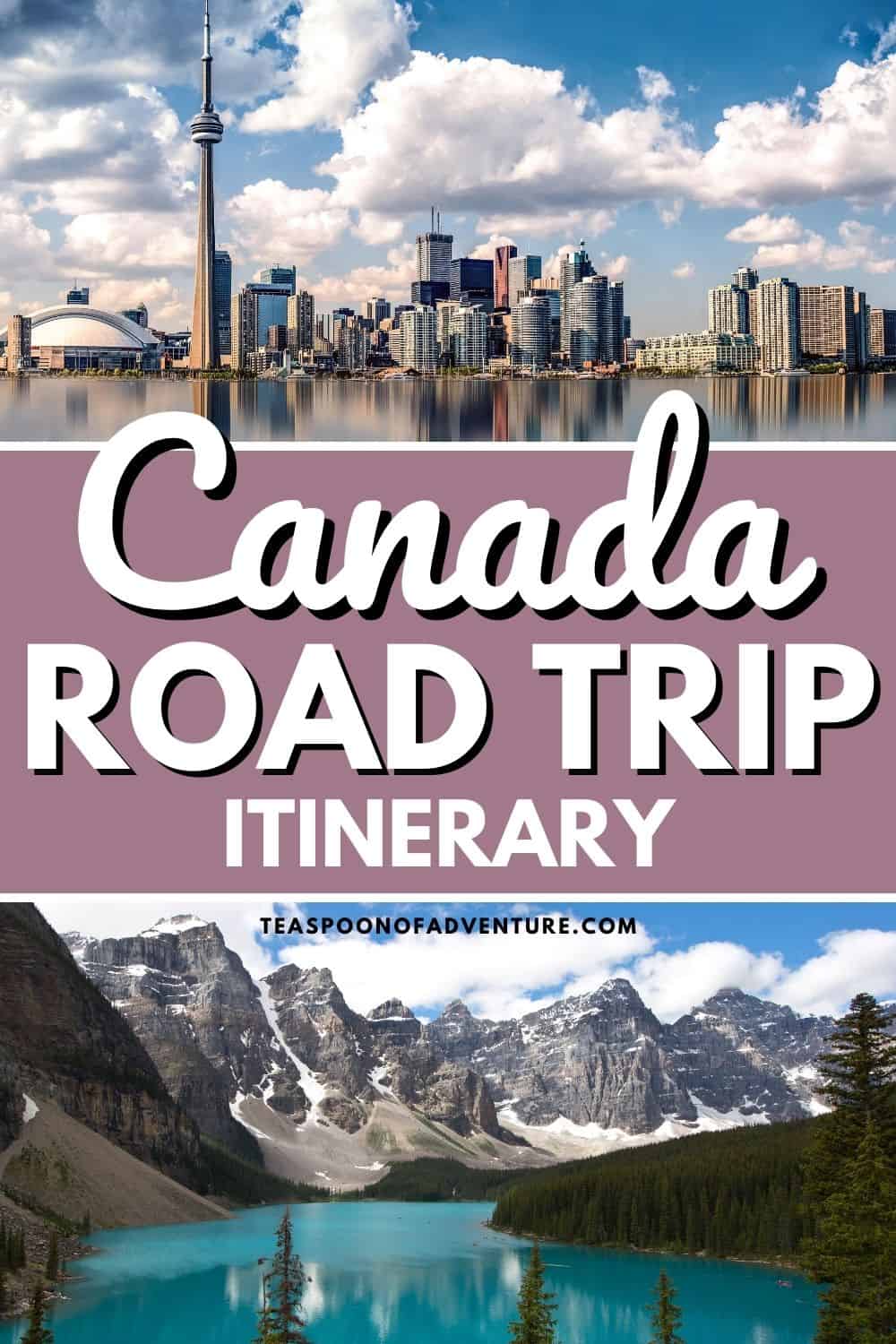 ULTIMATE CANADA ROAD TRIP: From Victoria to St. John's, discover the ultimate cross Canada road trip itinerary with 34+ stops and planning advice! #canada #travel #roadtrip #banff #vancouver #toronto #niagarafalls