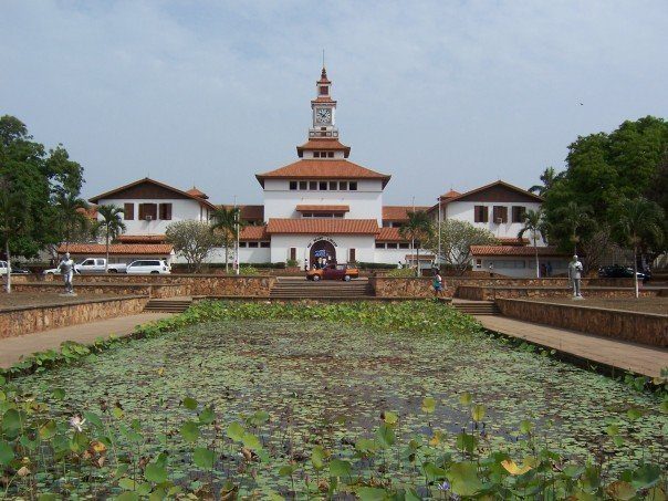 Melanie's photo of a university building in Ghana