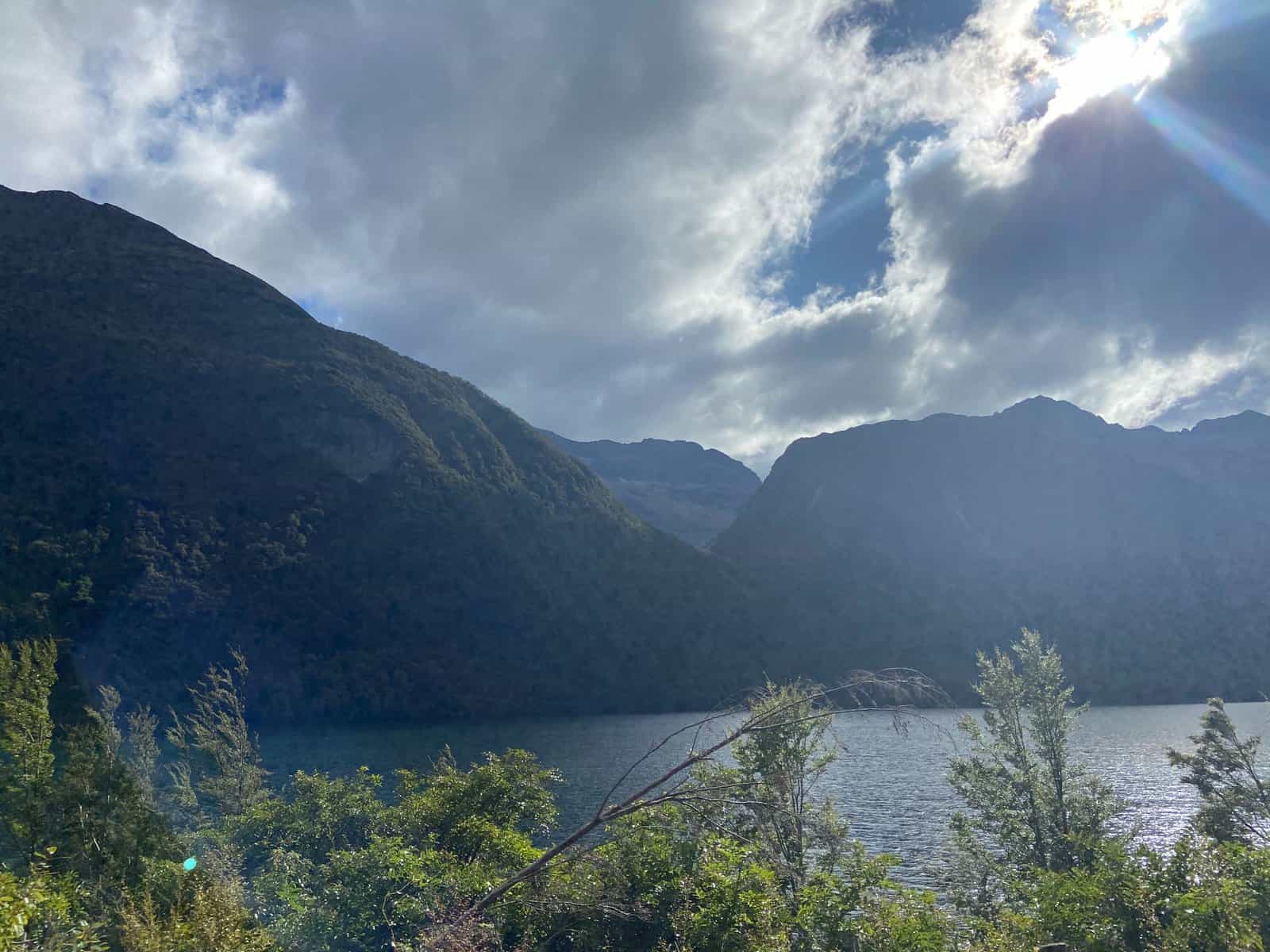 Lake Gunn Viewpoint in Fiordland National Park, New Zealand