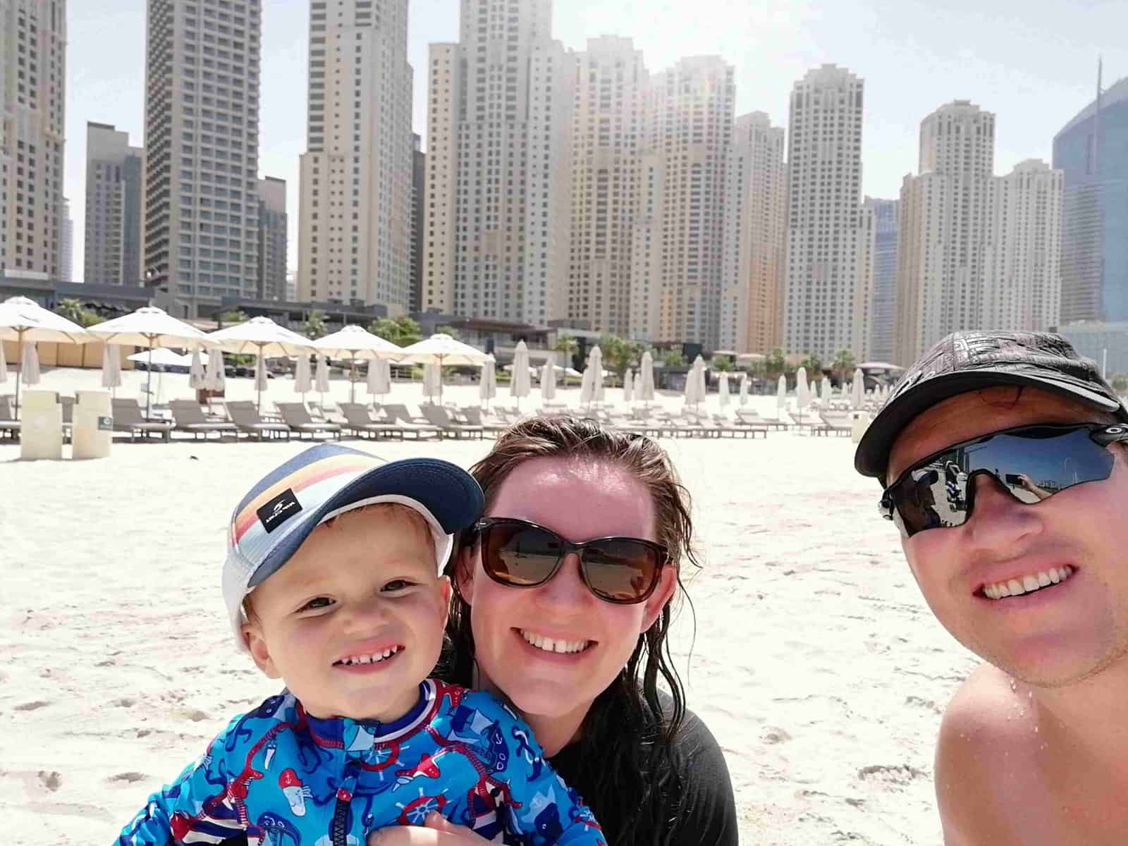 Traveller of the Month: Marc from Life Went That Way 4 Marc and his family in Dubai