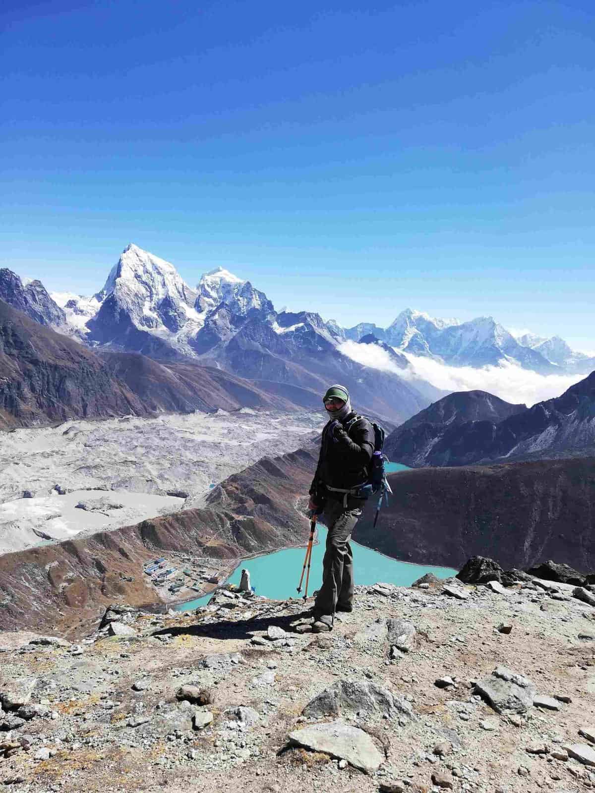 Traveller of the Month: Marc from Life Went That Way 8 Marc hiking Gokyo Ri, Nepal