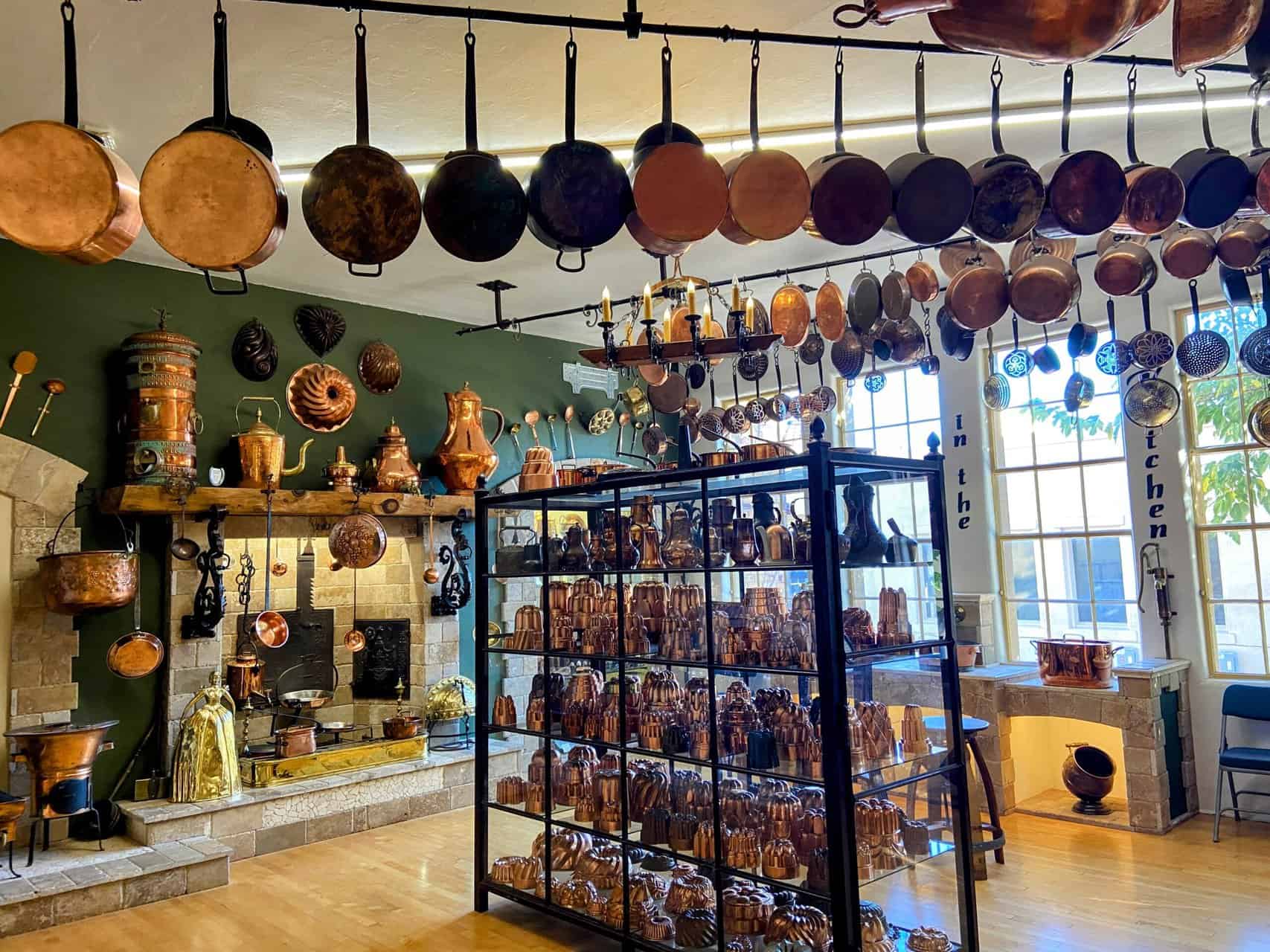 What to Do in Sedona in 3 Days 21 Kitchen room in Arizona Copper Art Museum in Clarkdale