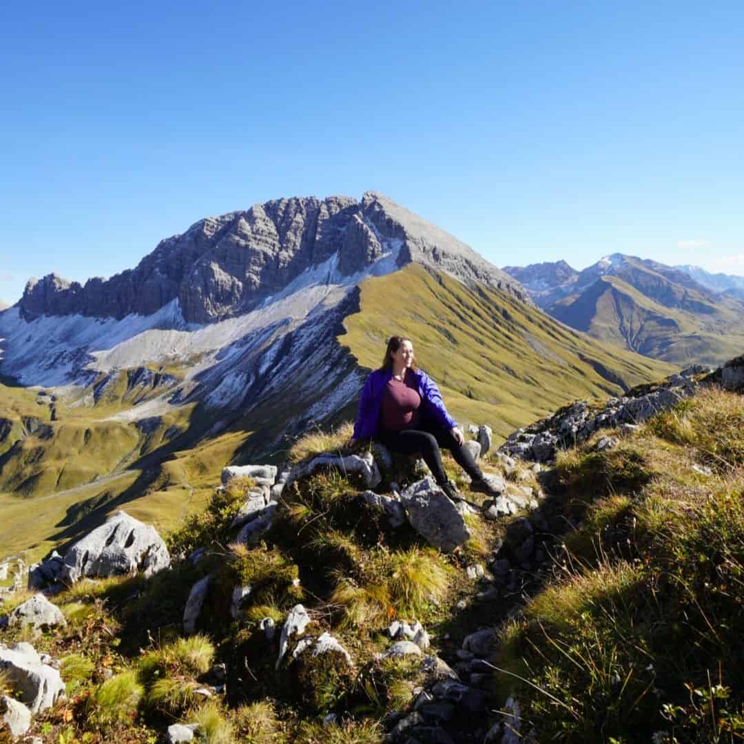 Traveller of the Month: Jessica from A Wanderlust for Life 8 Jessica on a mountain in Lech, Austria