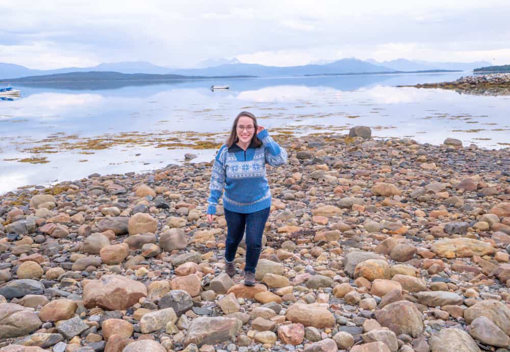 Traveller of the Month: Jessica from A Wanderlust for Life 7 Jessica walking on rocks by the water