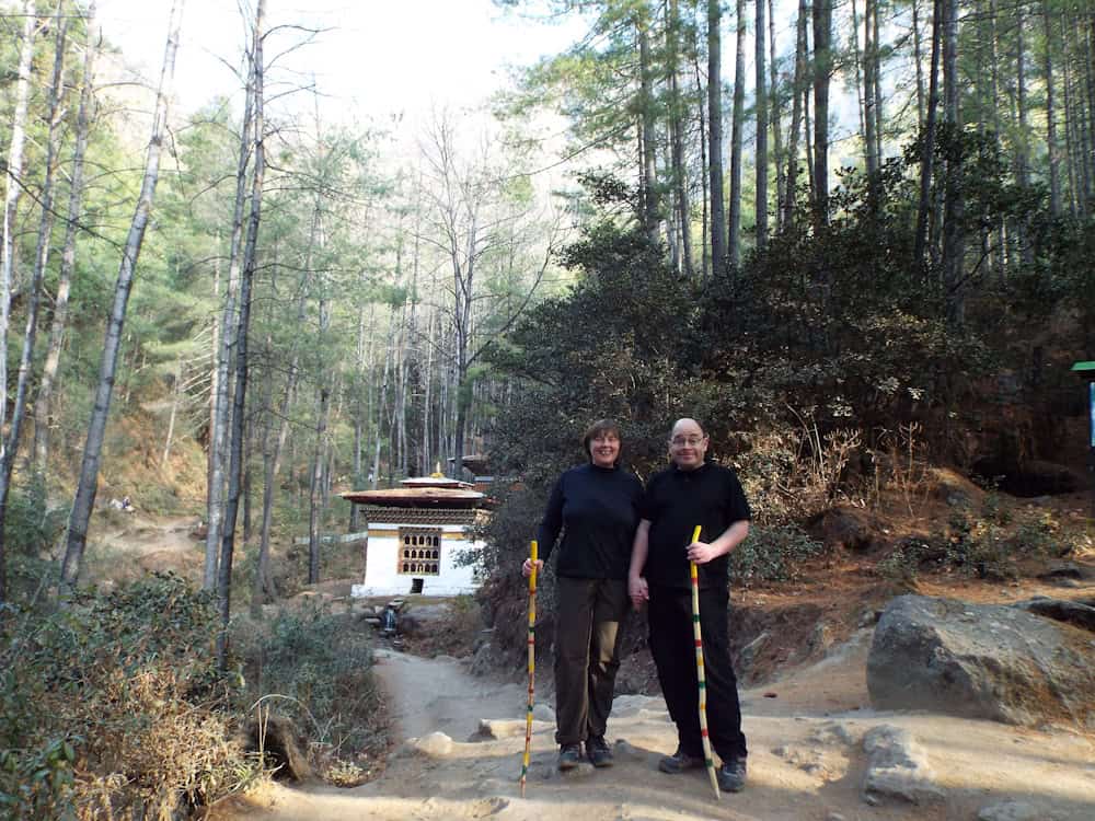 Travellers of the Month: Mitch and Colin from Very Tasty World 7 Colin and Mitch from Very Tasty World hiking in Bhutan