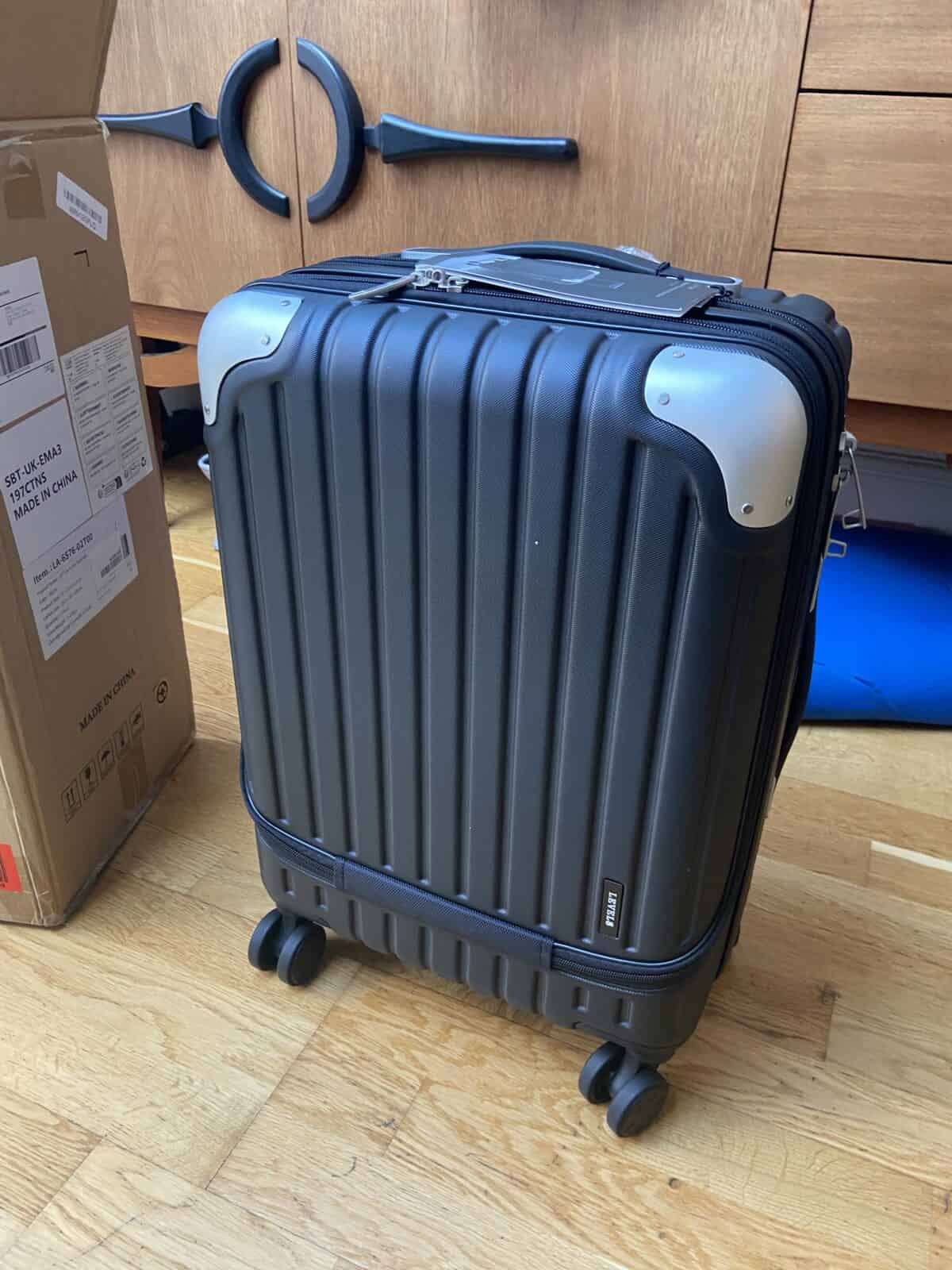Our Essential Packing List for Travel with a Baby 6 LEVEL8 Grace Hardside Carry-On suitcase