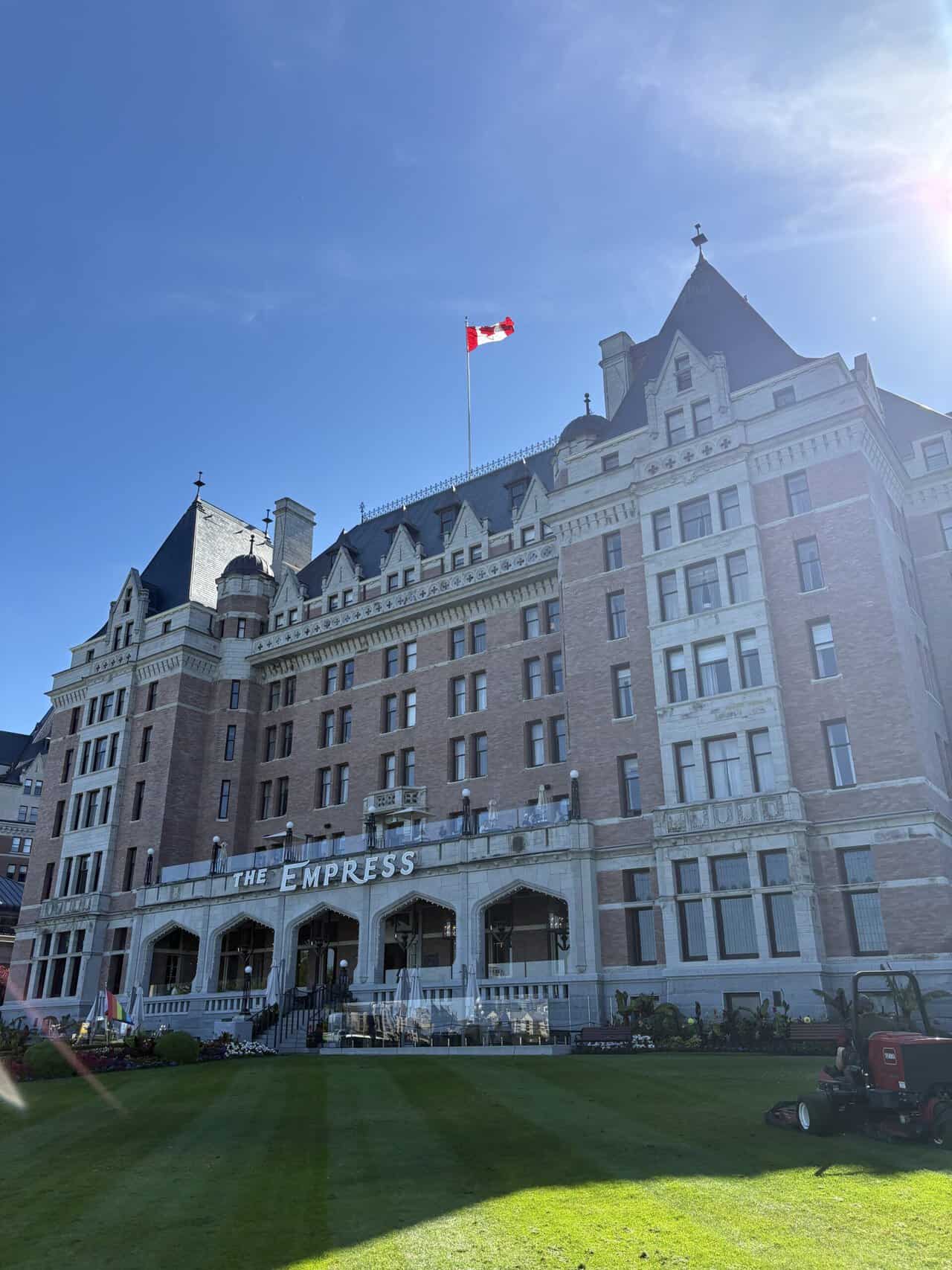 Pendray Tea House Review: Afternoon Tea in Victoria, BC 14 Exterior of the Fairmont Empress Hotel in Victoria, BC