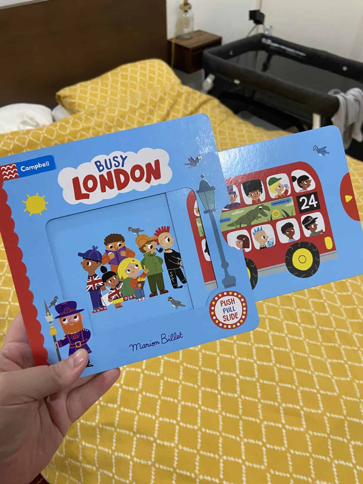 20+ Things to Do in London With a Baby 35 Busy London interactive board book, purchased from Hamleys in London