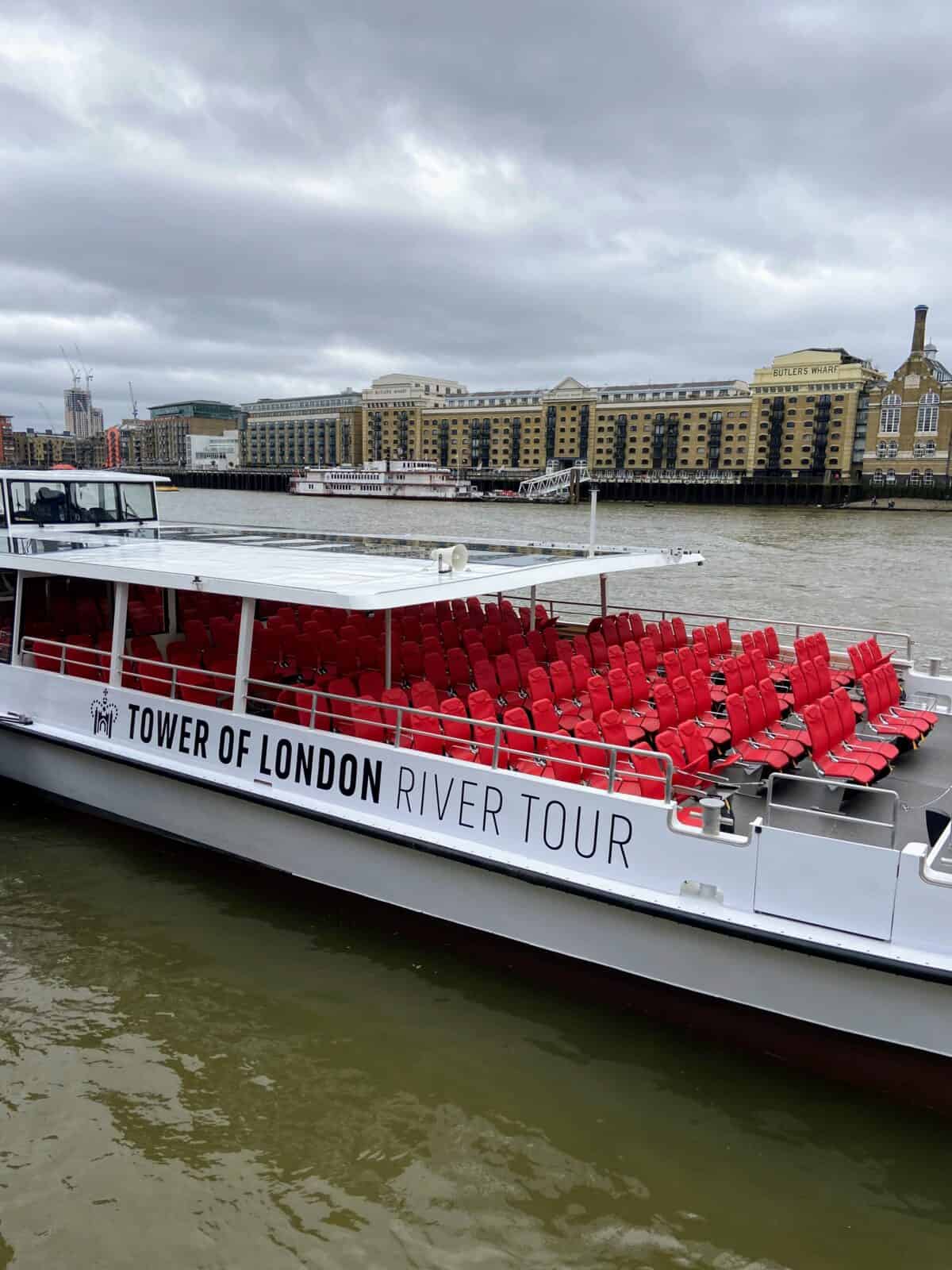 20+ Things to Do in London With a Baby 39 Exterior of the Silver Raven, the UK's first electric tour boat, setting out for the Tower of London River Tour