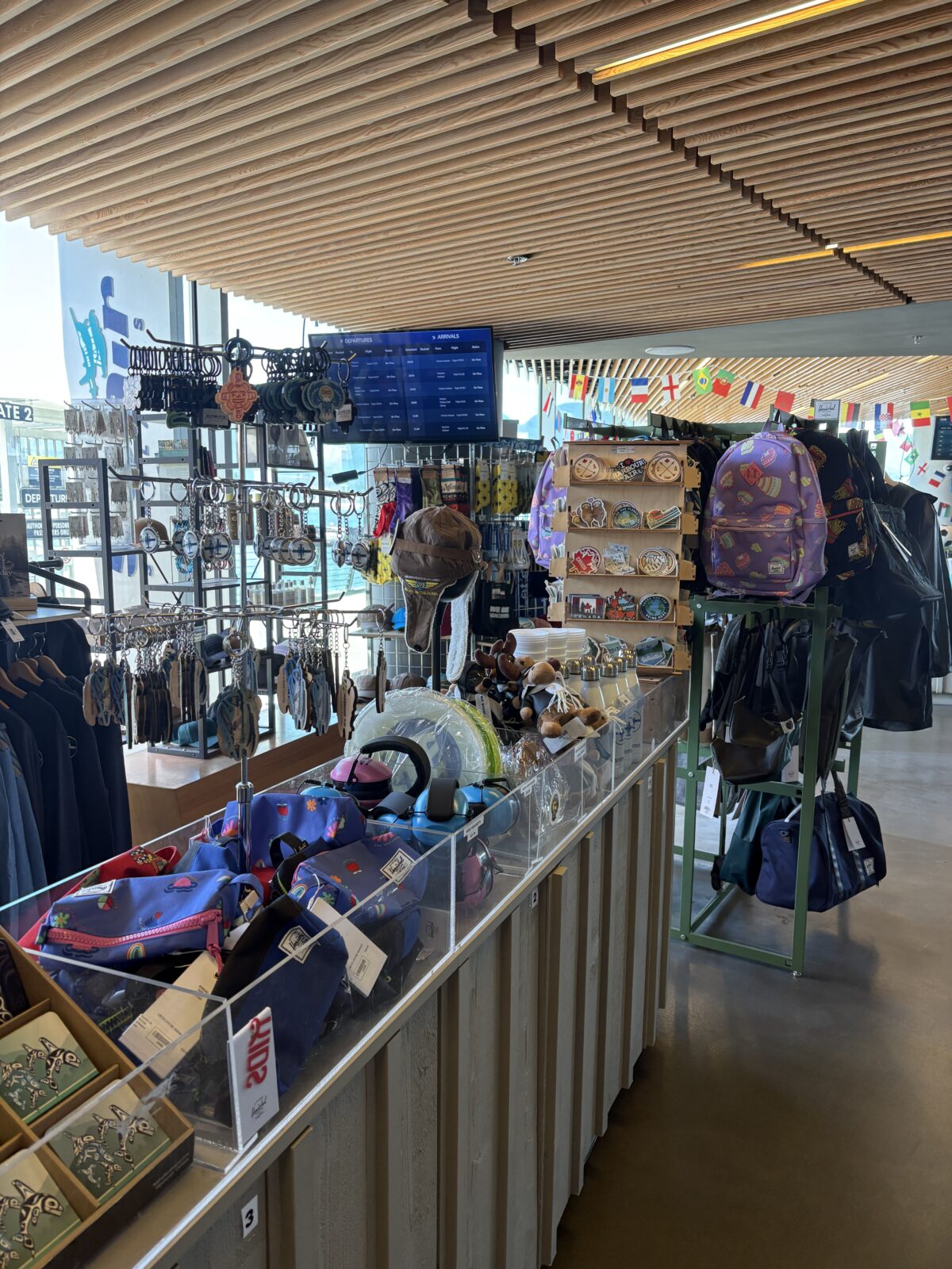 Should You Take a Seaplane to Victoria from Vancouver? (Harbour Air Review) 9 Gift shop at the Vancouver Harbour terminal for Harbour Air seaplanes