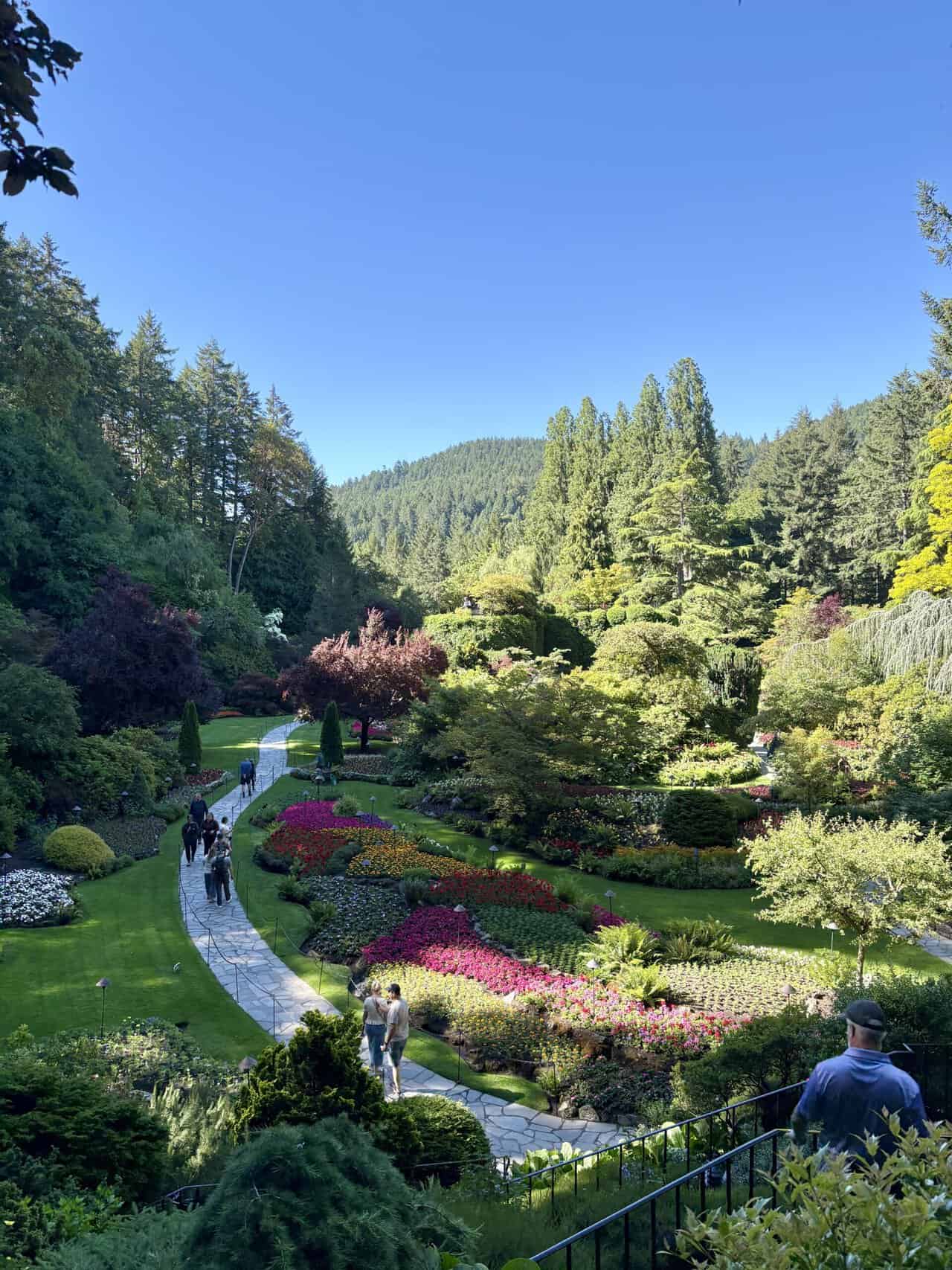 The Sunken Garden in Butchart Gardens, Vancouver Island 