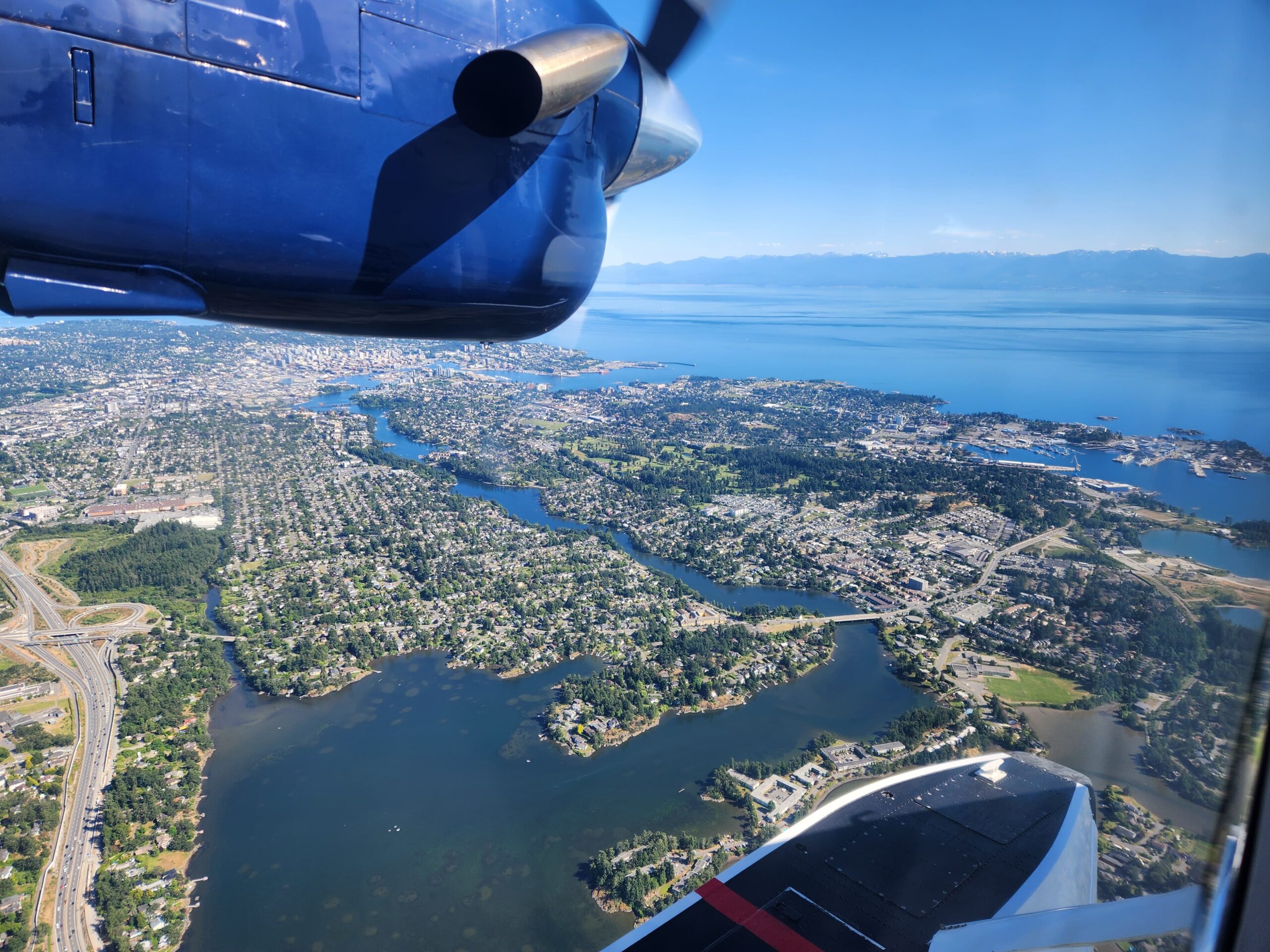 Should You Take a Seaplane to Victoria from Vancouver? (Harbour Air Review) 26 Beautiful view of islands, trees and coastline from the Harbour Air seaplane window