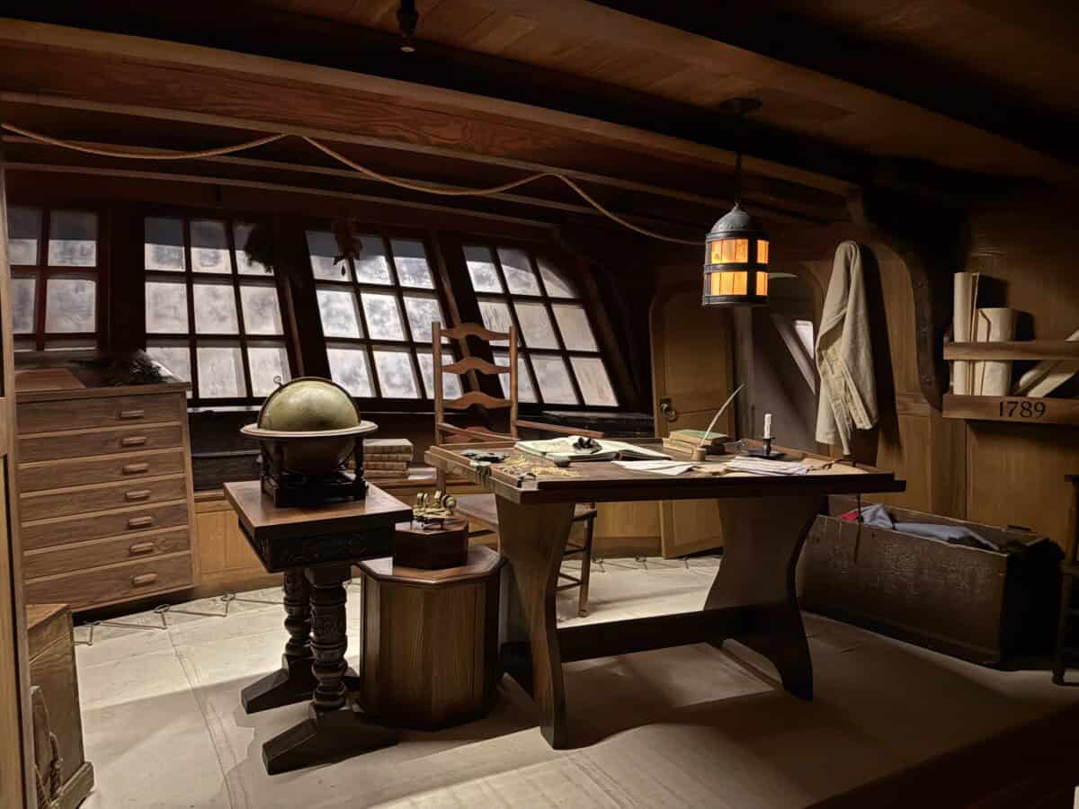Inside the HMS Discovery at the Royal BC Museum