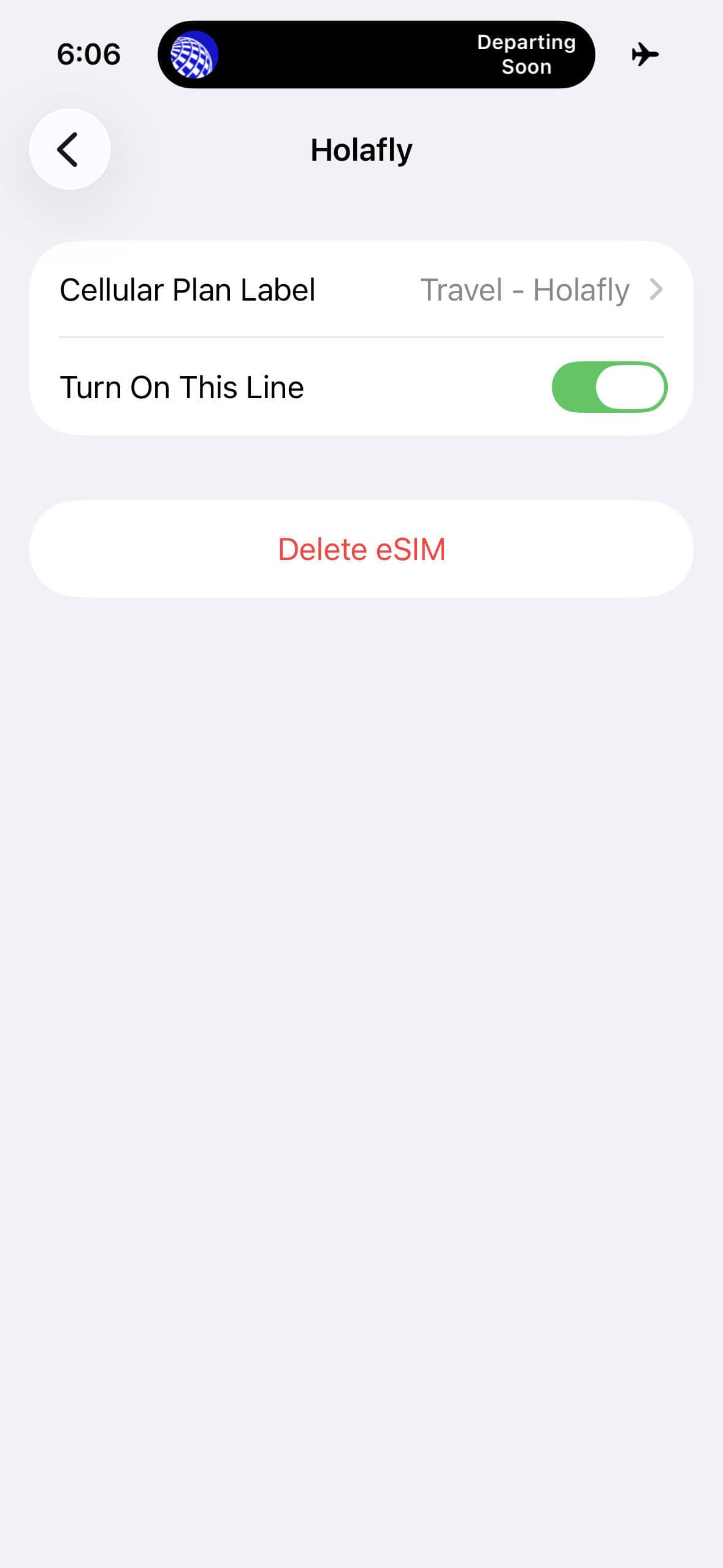 How to Set Up Your Holafly eSIM 12 Activating my Holafly eSIM by turning it on once we arrived at our destination